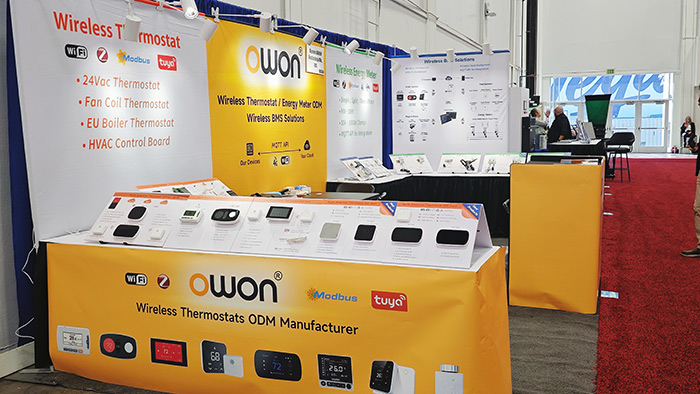 OWON-Smart-Thermostat-Solutions-Showcased-at-AHR-Expo-North-America