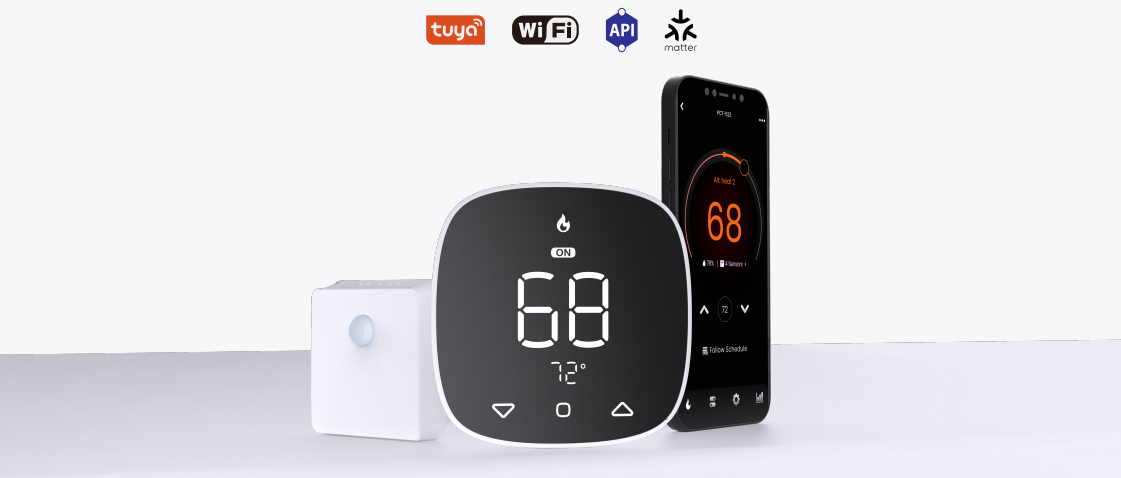 PCT5231- WiFi hvac thermostat with Remote Sensor