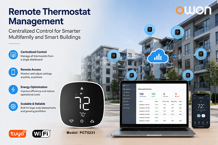 Remote-Thermostat-Management-Solution-with-OWON-PCT5231-Smart-HVAC-Thermostat