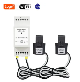 Tuya WiFi DIN Rail Power Mita maka Nlekota Ike Smart