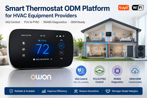 Smart-Thermostat-ODM-Platform-for-HVAC-Equipment-Providers-with-IAQ-FCU-and-RS485-Integration