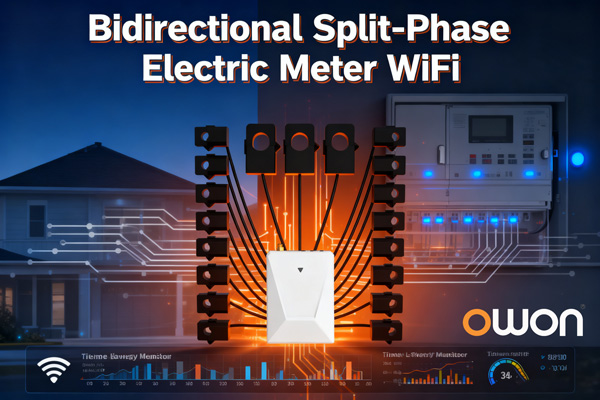 bidirectional split-phase electrcial meter wifi